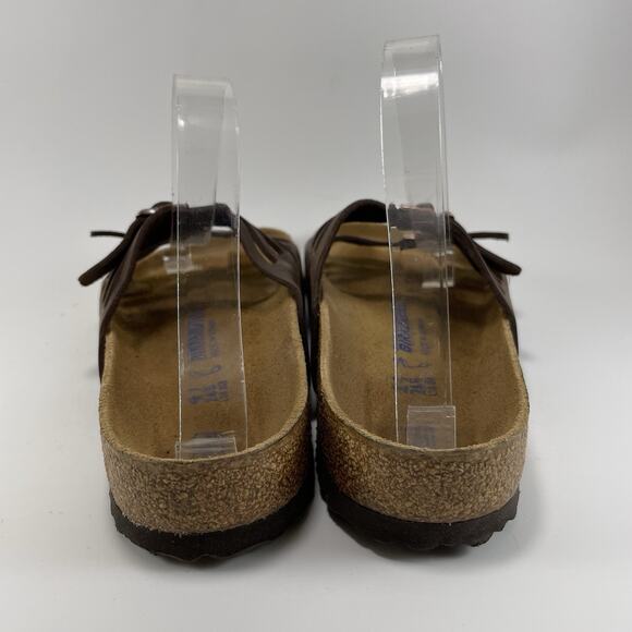 Birkenstock Granada Oiled Leather Sandals Womens Size 41 US 10-10.5 Soft FB - Picture 5 of 9